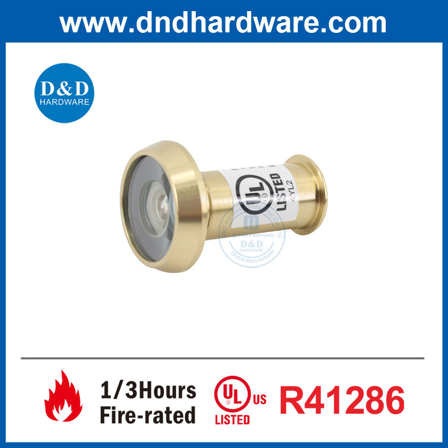 UL Fire Rated Hardware Fitting Door Viewer Peephole for Wooden Doors