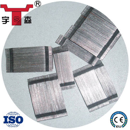 High Tensle Strength 1200MPa Hooked Ends Glued Steel Fiber for Concrete Reinforcement