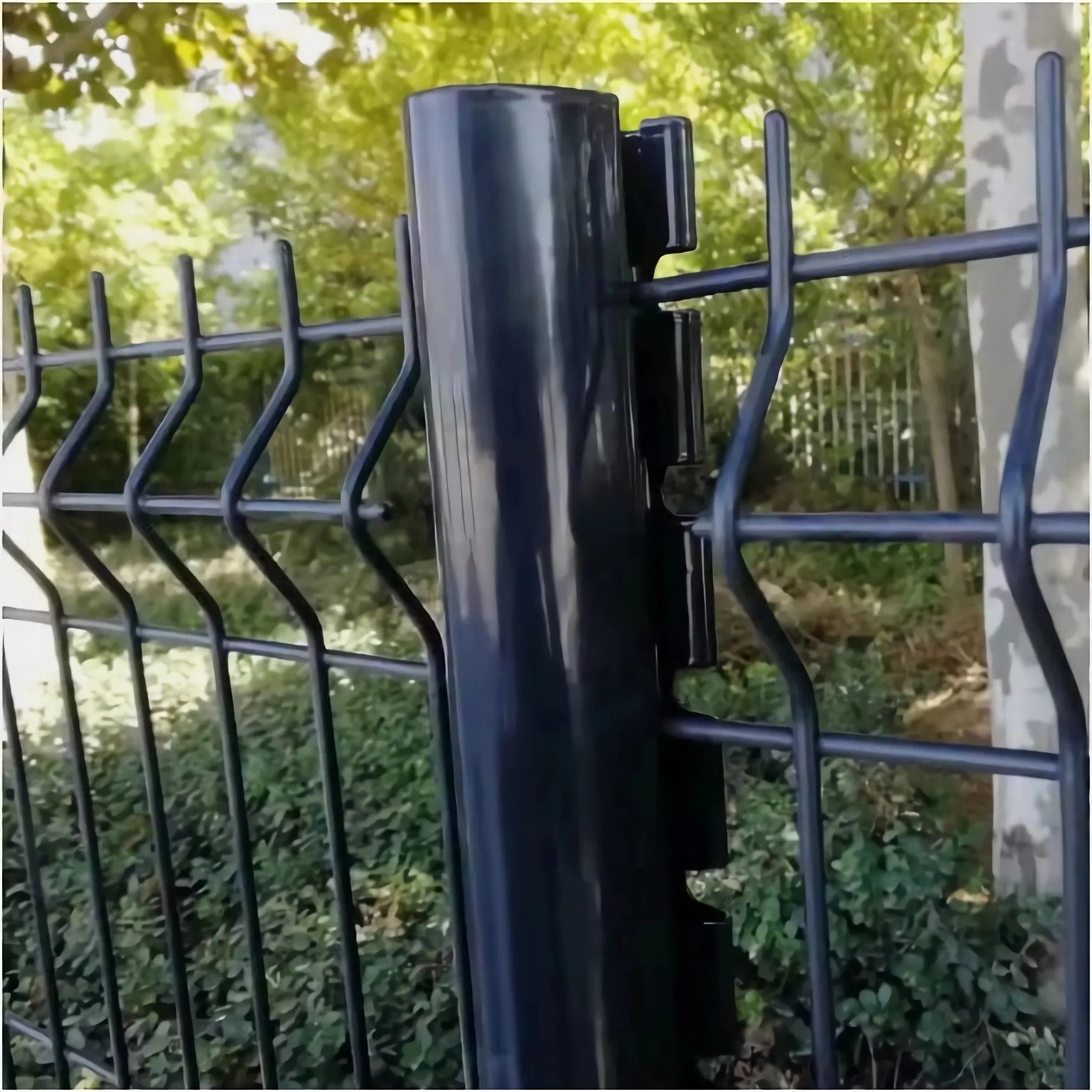 Corrosion-Resistant PVC Coated Welded Guardrail Various Types of Protective Fence Galvanized Fence