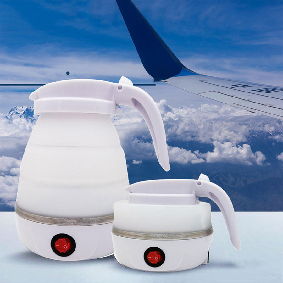 Small 0.6L High Quality Electric Tea Kettle Travel Foldable 12V Electric Kettle Travel Electric