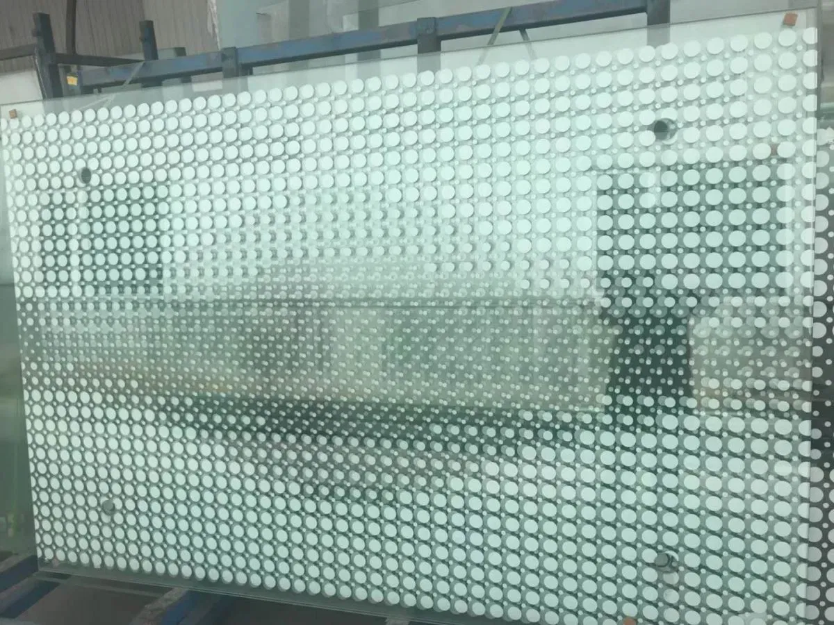 Decorative Glass Silk Screen Printed Glass for Office Partitions