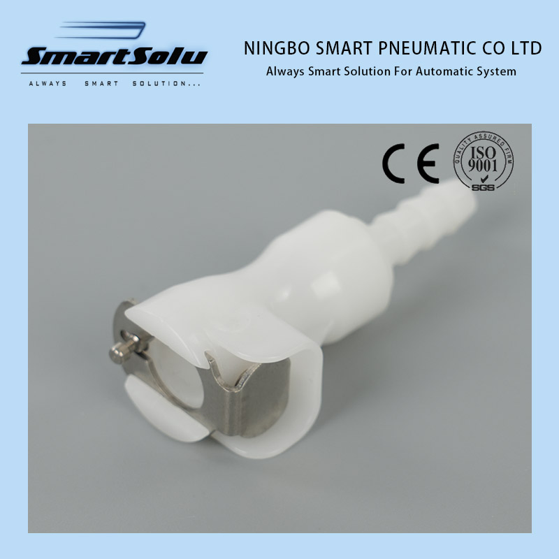 Pmcd2301 2302 2303 2304 Hose Barb Panel Mount Bulkhead Valved Threaded Female Quick Disconnect Coupling for CPC Plastic Connector