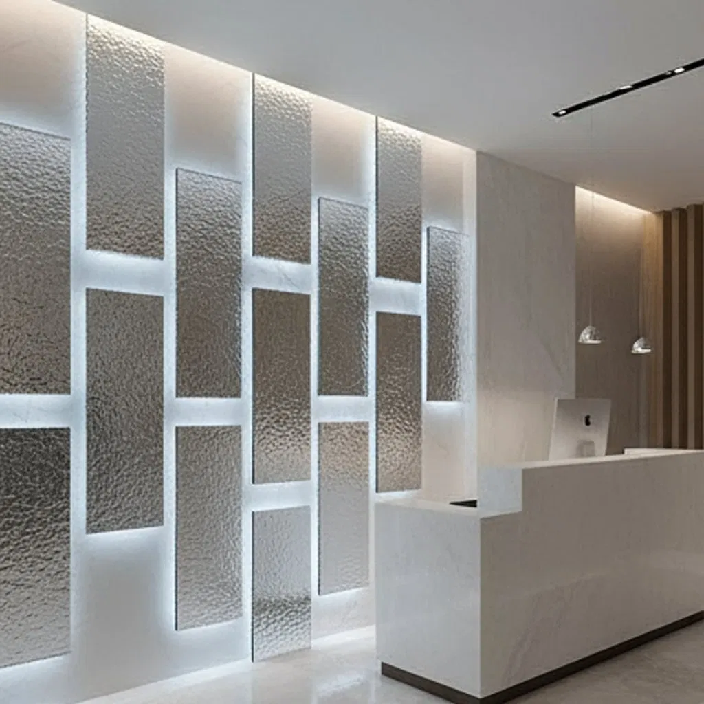 Plain Flawless Exquisite Dark Hot Melt Glass Float Glass Decorative Glass