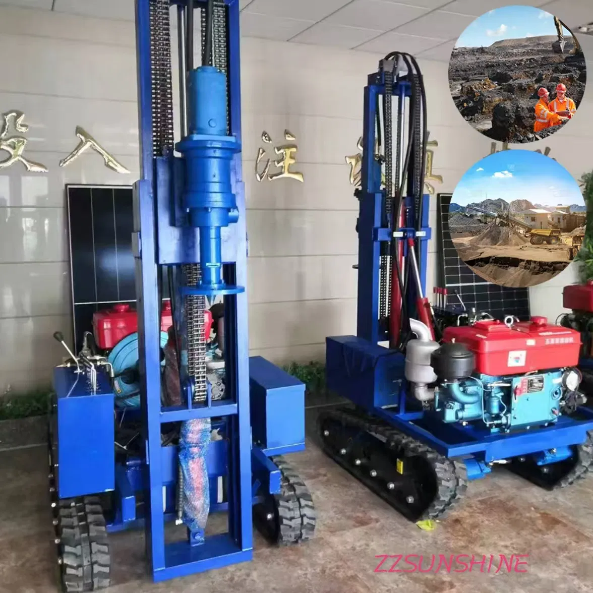 Easy to Operate Supply Hydraulic Drop Hammer Pile Driver Machinery Mini Solar Panel Pile Ramming Machine