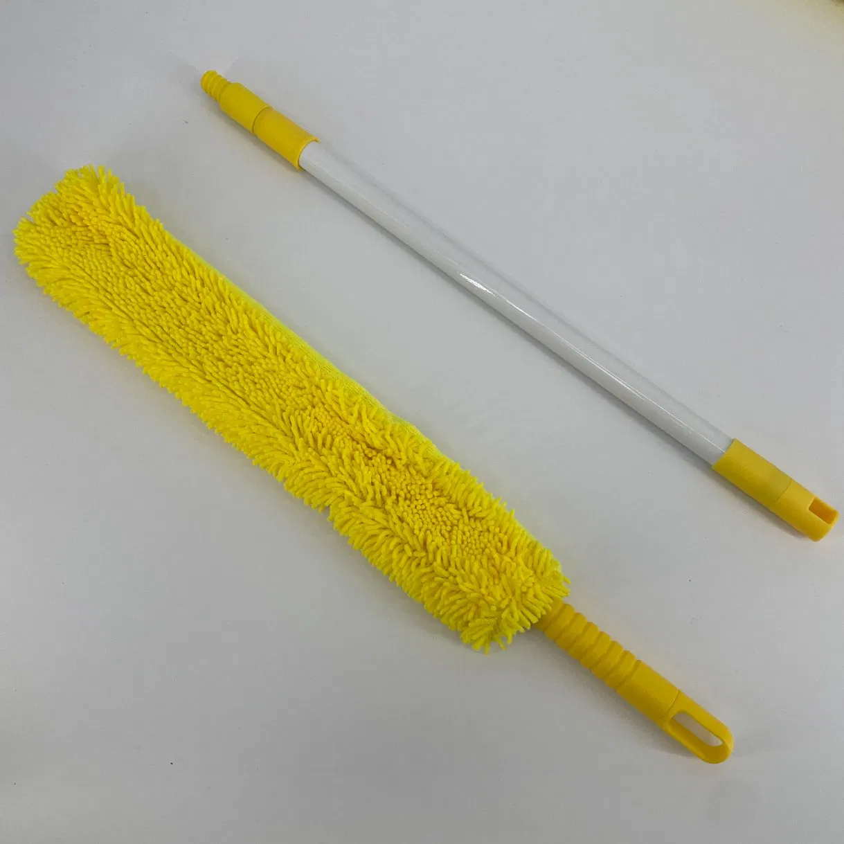 Household Cleaning Chenille Head Microfiber Telescopic Handle Duster