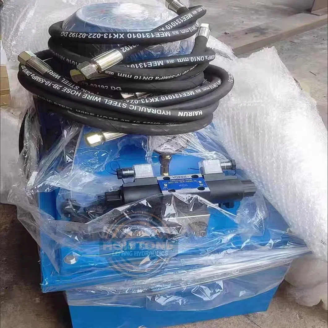 Гидравлическая станция с цилиндром и шлангами