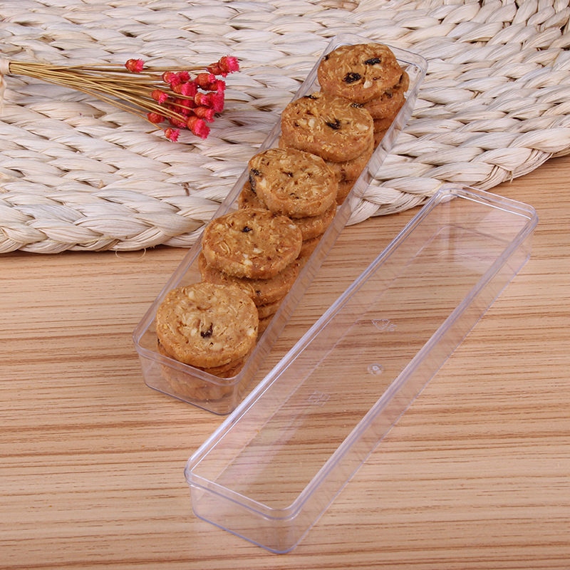 Plastic Clear Container with Lid for Food and Cake
