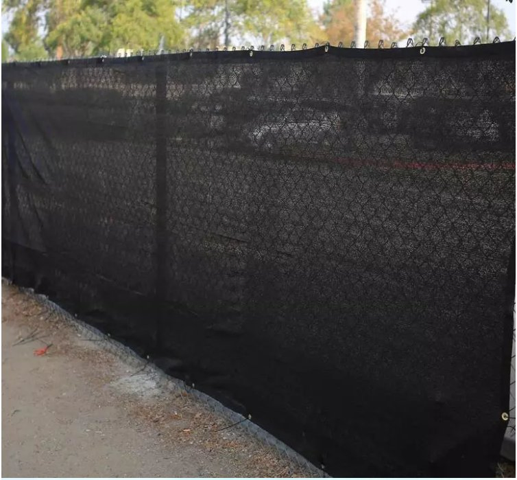 Green Custom Logo Privacy Screening Garden Fence/Outdoor Privacy Screen Fence Shade Mesh Fabric Net