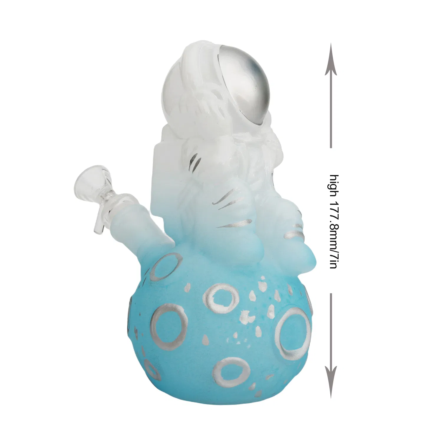 Sporis New Style Wholesale Spaceman Beaker Glass Water Waterpipe High Borosilicate Glass Smoking Pipe