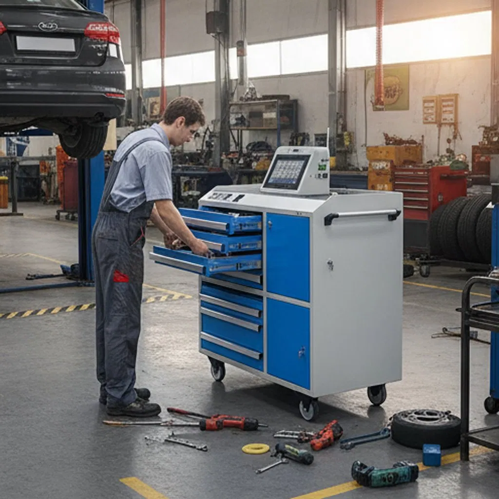 Vanma Anti-Saw and Anti-Drill Anti-Impact Upgraded Version Tool Management Trolley