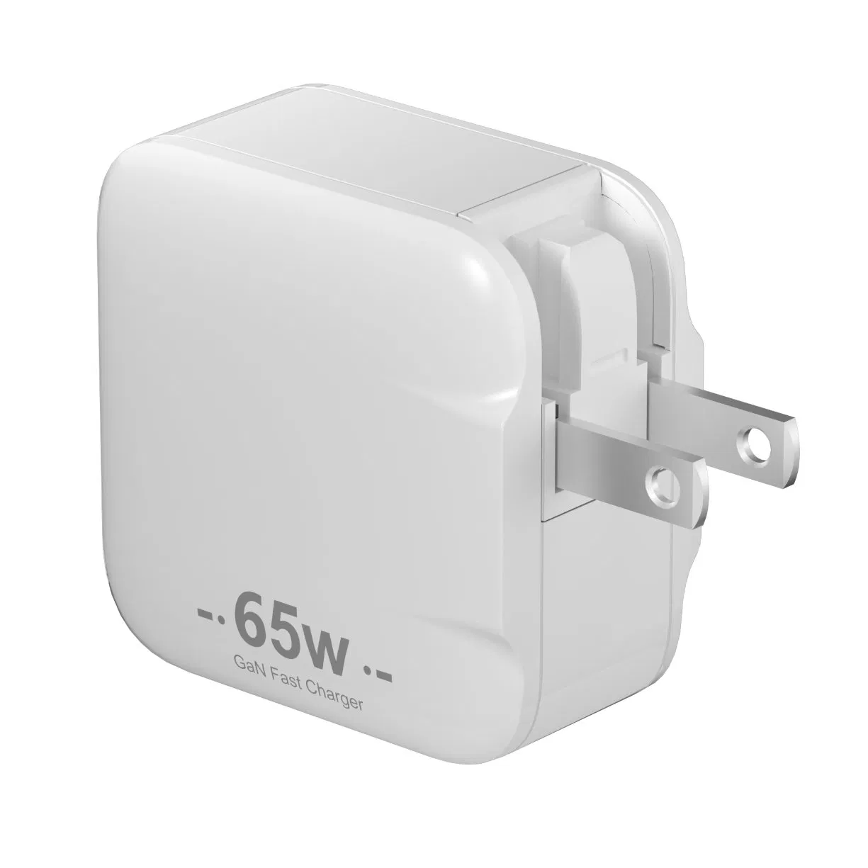 GaN зарядка 65W PD3.0 с USB-C, быстрая для телефона и ноутбука