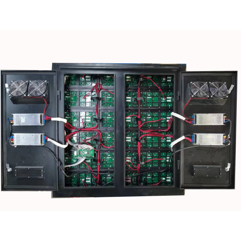 Outdoor Iron Cabinet Magnsium Alloy High Brightness LED Display Boards