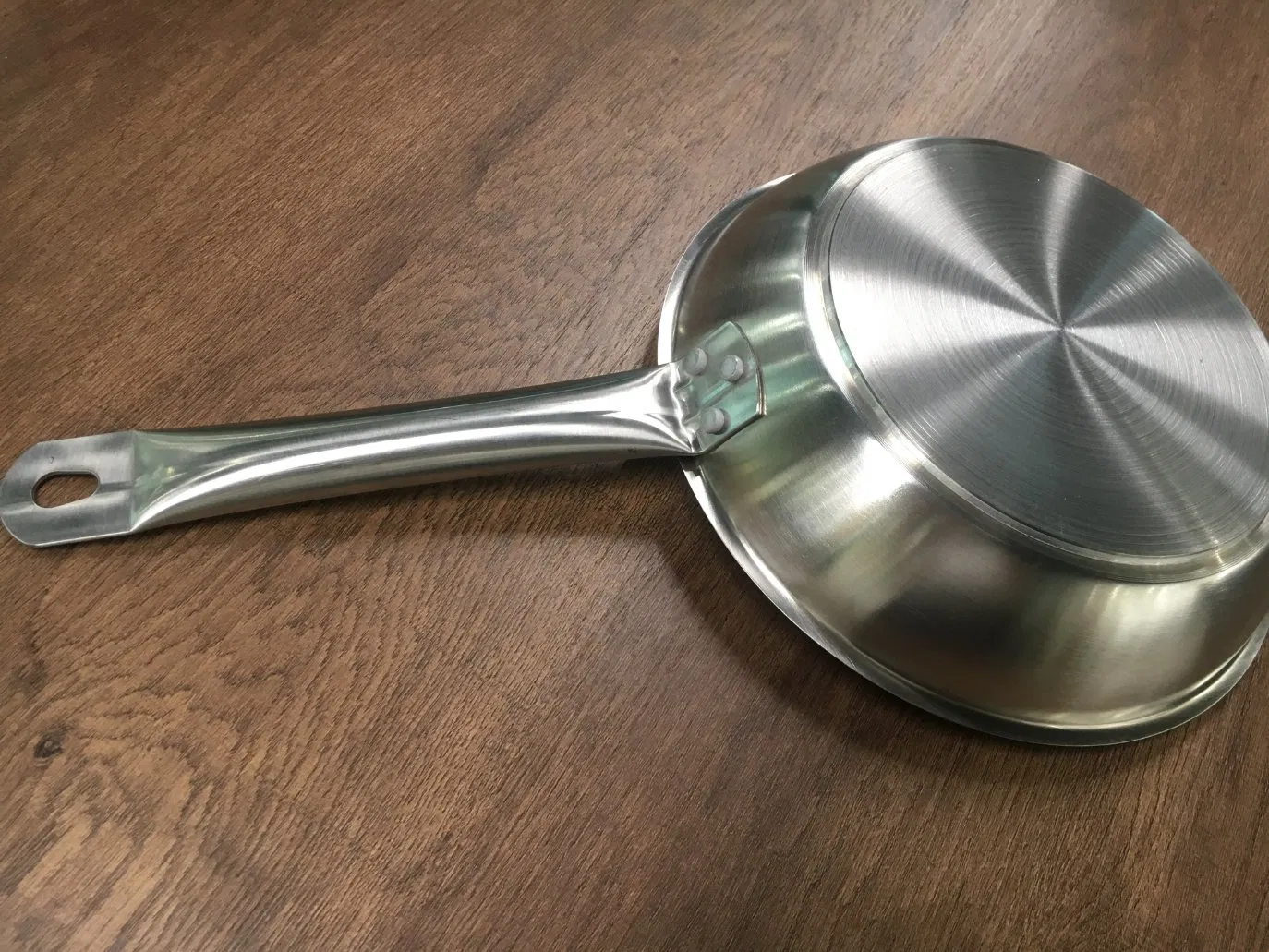 Hotel Kitchen Fast Food with Handle Non Stick Stainless Steel Fry Pan