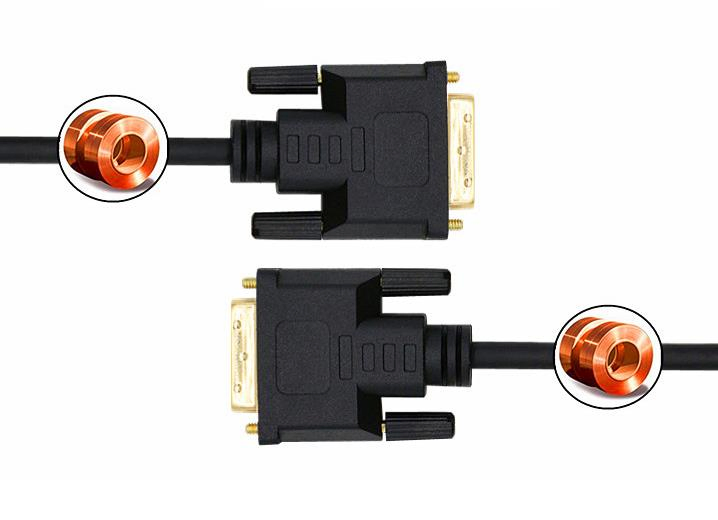 Single Link DVI Cable 18+5 Male to DVI 18+5 Male