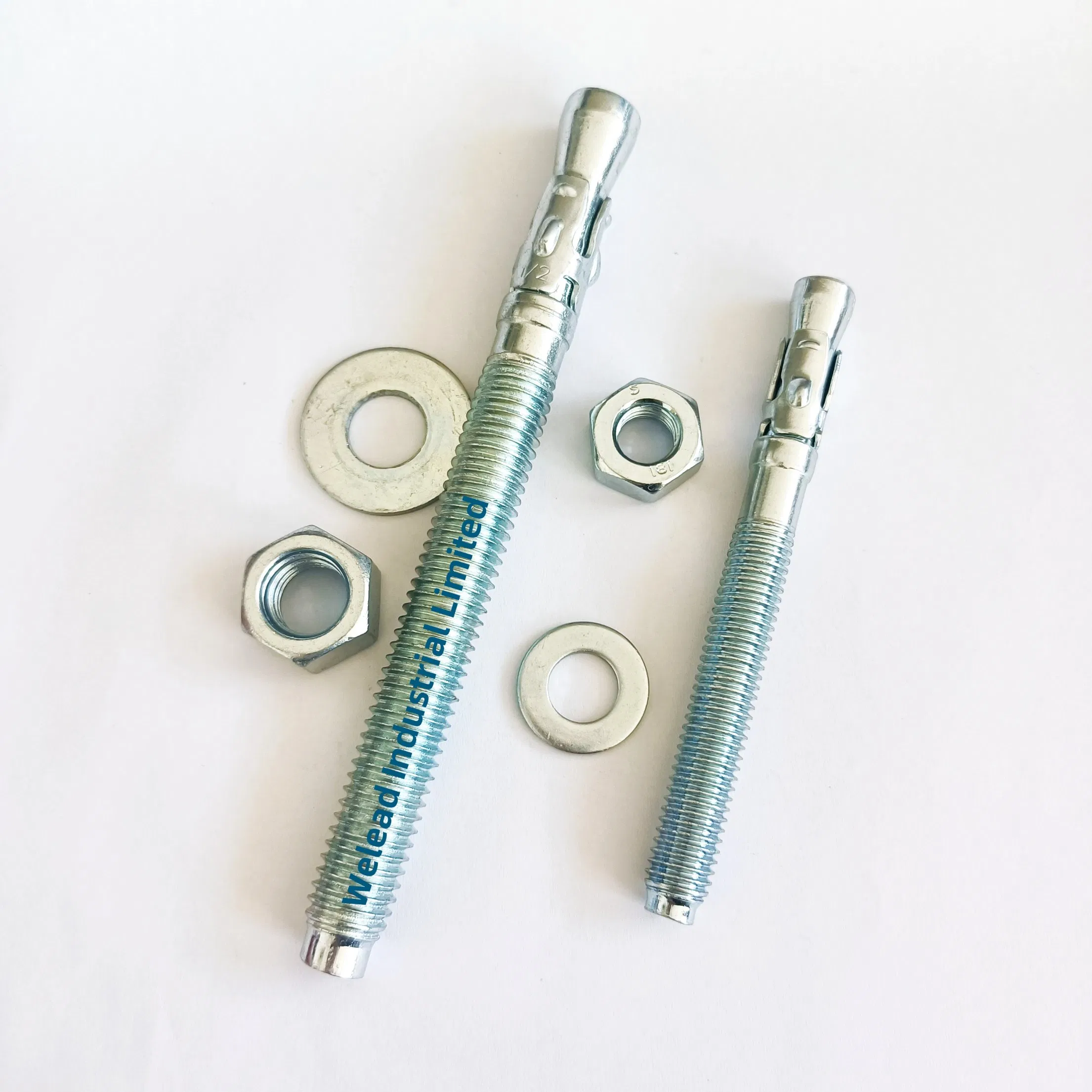 Анкерный болт M10x100 клиновой для бетона, оцинкованный