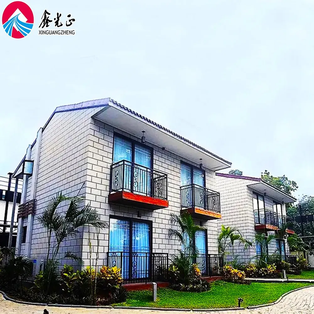 Prefab Metal Frame Steel Structure Construction Building Prefabricated Hotel