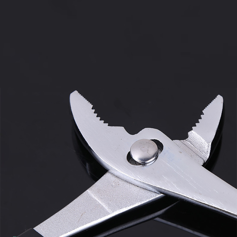 Hautine High Quality Combination Pliers with Dipping Handle, Slip Joint, Chromed