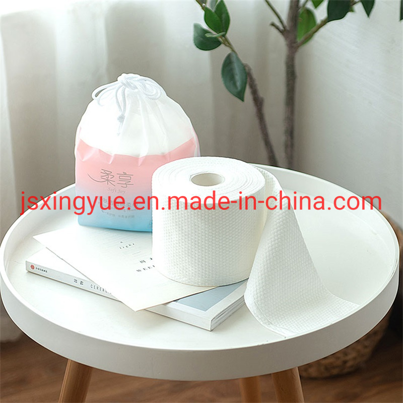 Non-Woven Make up Dry Cleaning Facial Tissue Rolls