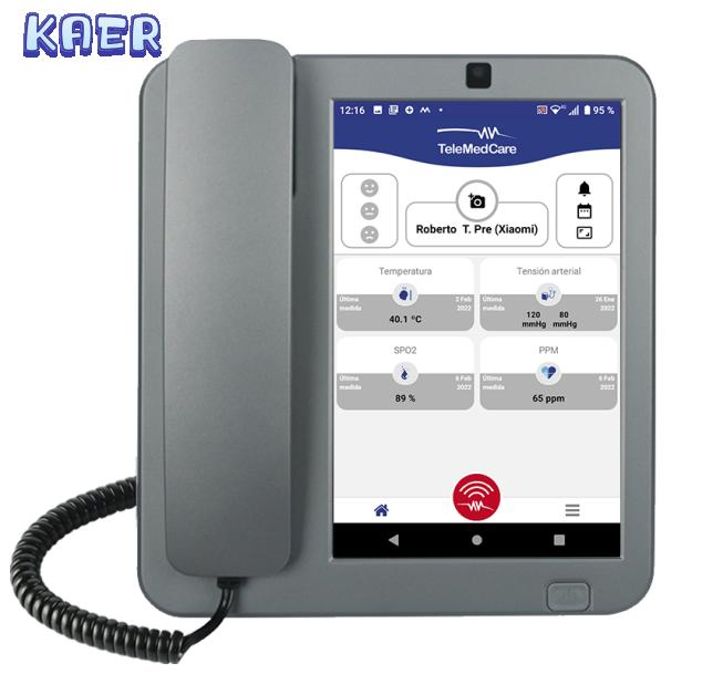 Hotel Room Wireless 8-Inch Android Desktop Telephone