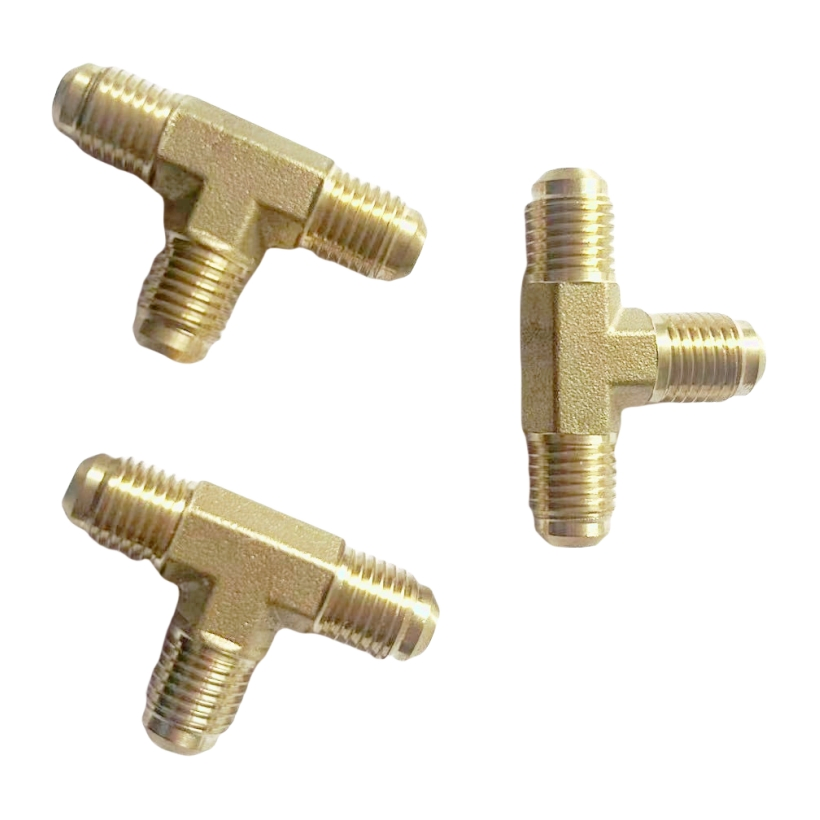 Brass Copper Union Tee Compression Tube Fitting for Secure Connections