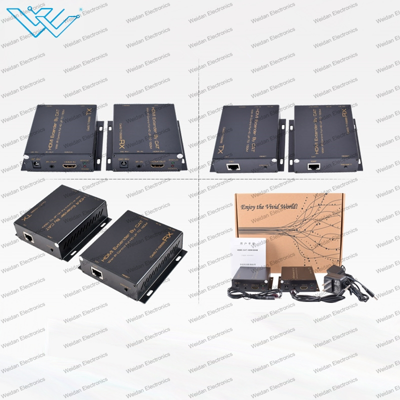 HDMI Extender 150m with IR by Single Cat (One TX to Many RX)