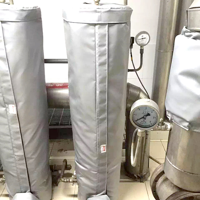 Removable Silicone Coating Cloth Thermal Insulation Cover for Bag Filter