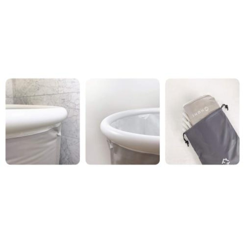 Folding Portable Bathingtub Athlete Ice Bucket Shower Room Tub Inflatable Odorless Bathtub