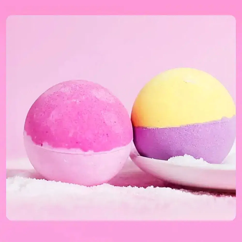 Hot Organic Bubble Vegan Natural Handmade Bath Balls Supplies Bath Bomb