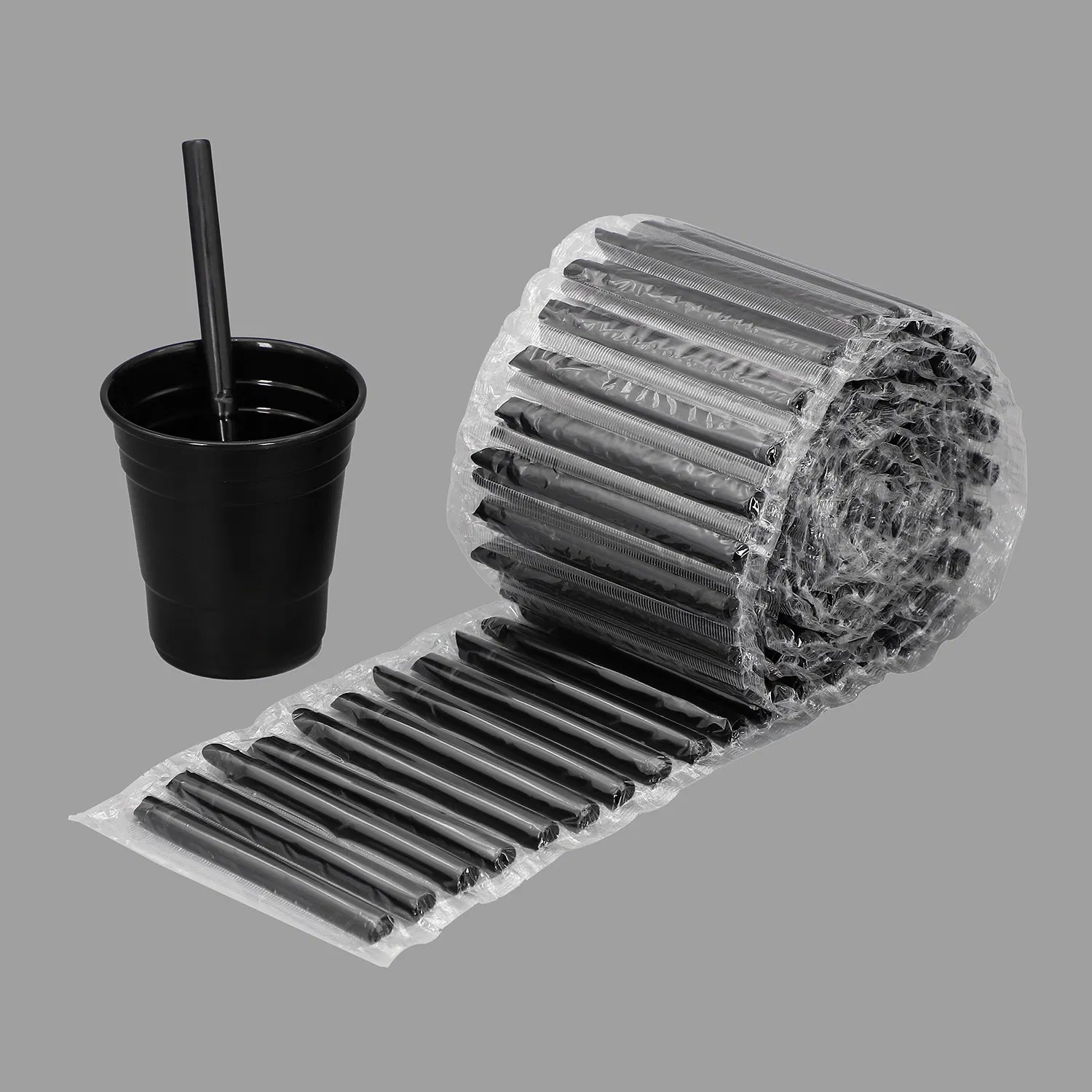 Биоразлагаемая телескопическая трубочка для питья 185x6 мм