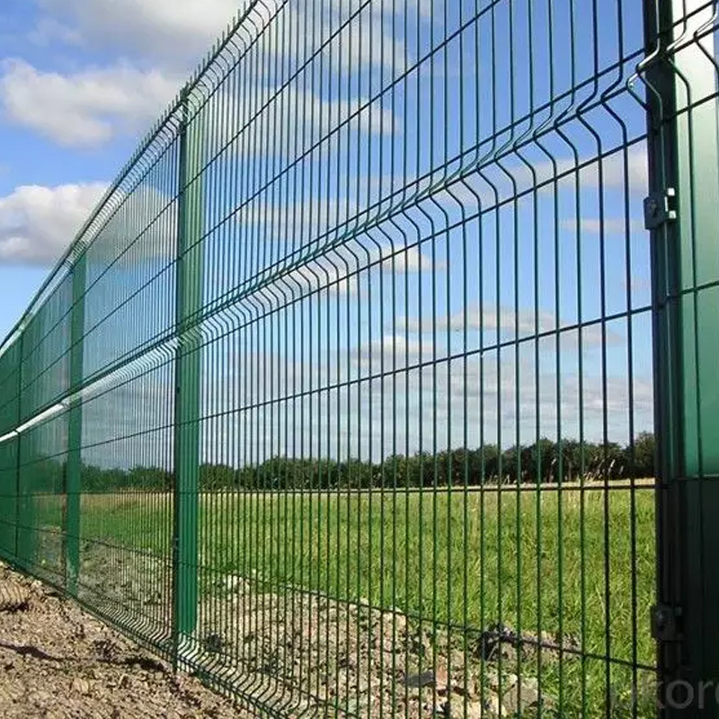 Home Garden PVC Coated Triangle Bending Fence 3D Fence Panels