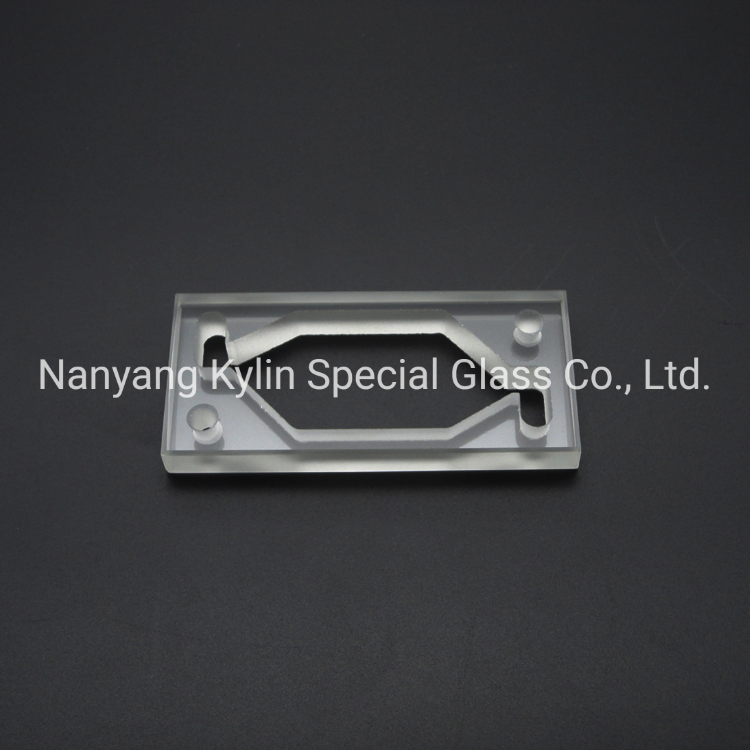 Large Transparent Jgs1 Fused Silica Glass Sheet UV Quartz Glass Plate with Holes
