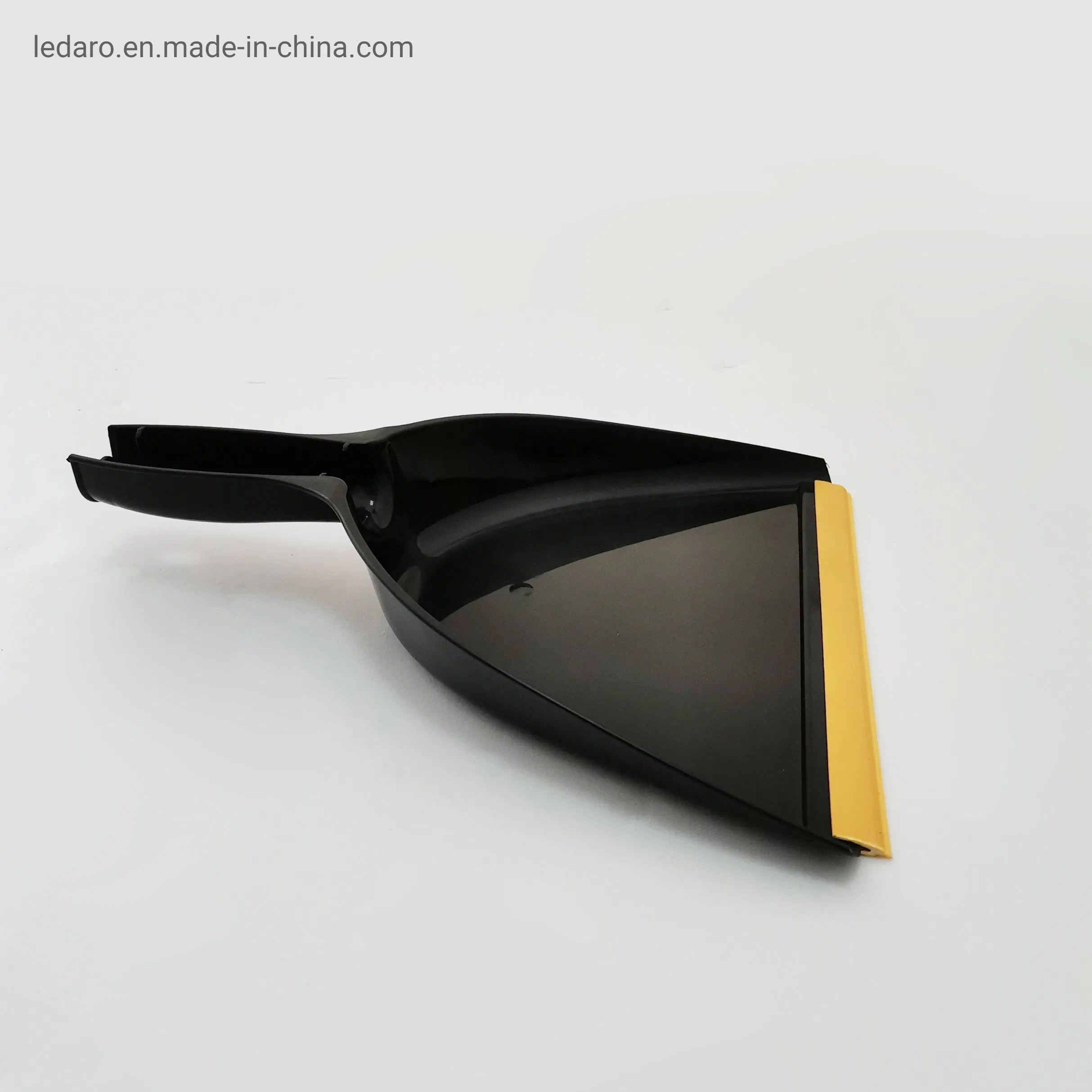 Broom and Dustpan Set, Upright Dust Pan and Broom with Steel Long Handle for Home Kitchen Room Lobby Office Floor Clean
