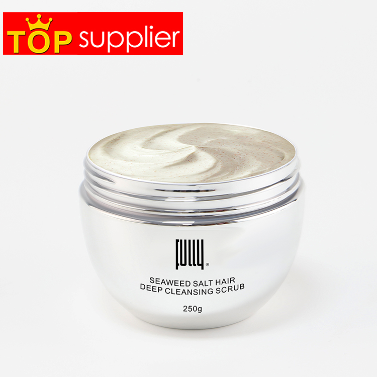Private Labels Custom Good Quality Home Seaweed Salt Hair Deep Cleansing Scrub Hair Shampoo