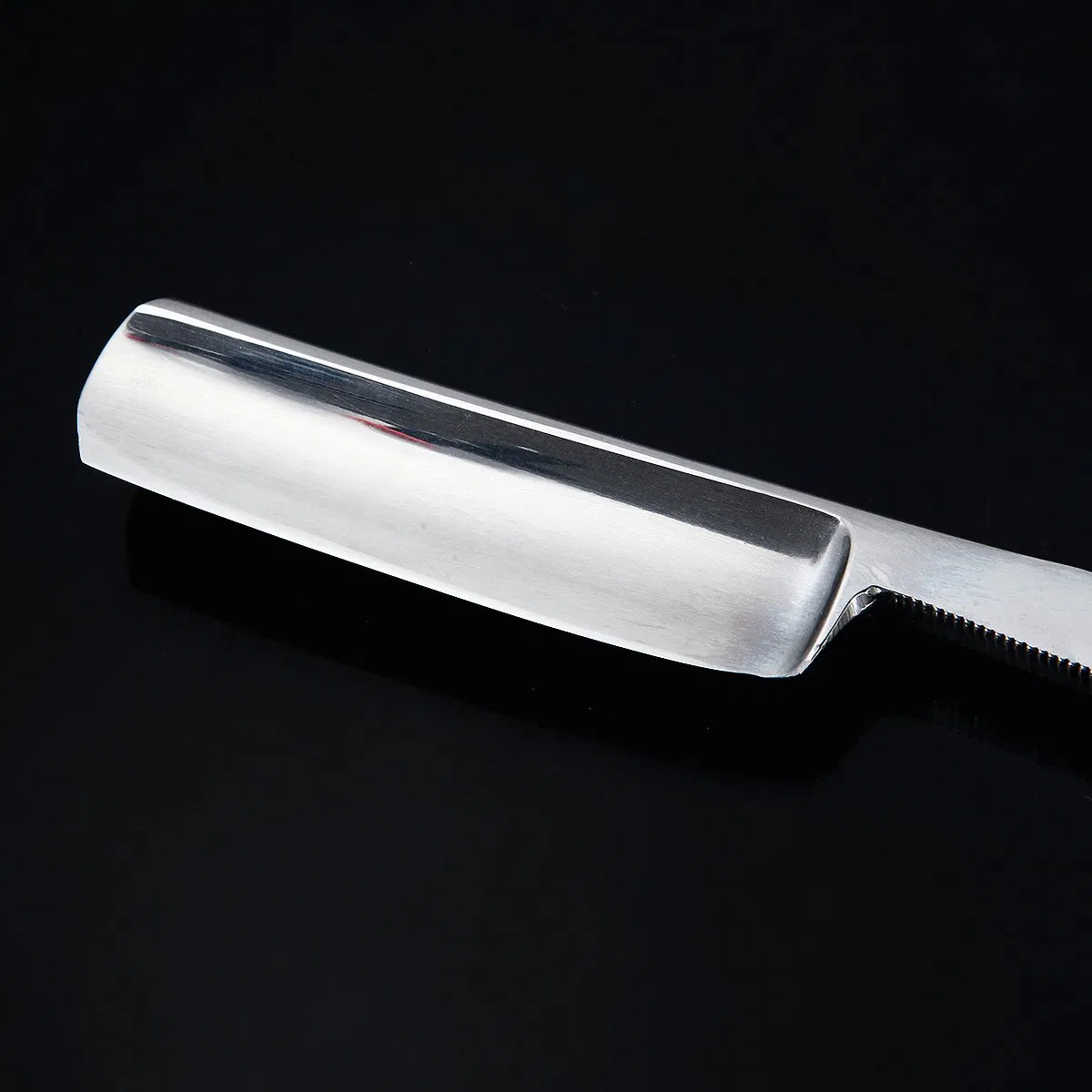 Classic Safety Straight Barber Razor Shaver Knife with Wood Copper Handle