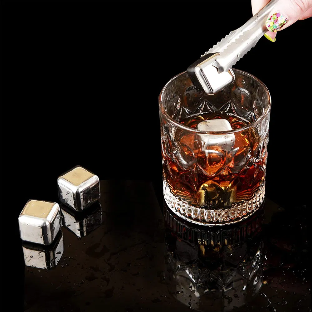 Reusable Stainless Steel Ice Cubes Stoneswhiskey Stones