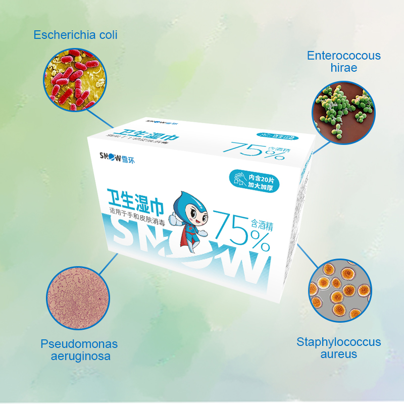75% Alcohol Hand Sanitizer Wet Wipes Individual Package OEM