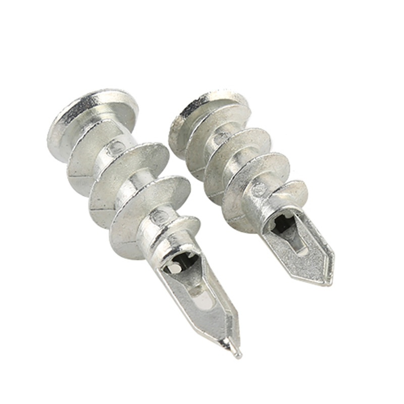 Nylon/Zinc Alloy Easy Drive Threaded Drywall Anchor, Drywall Screw Anchor 13X41