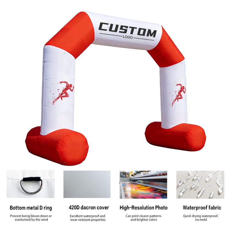 Events Run Target Inflatable Entrance Arch Start and Finish Archway Inflatable