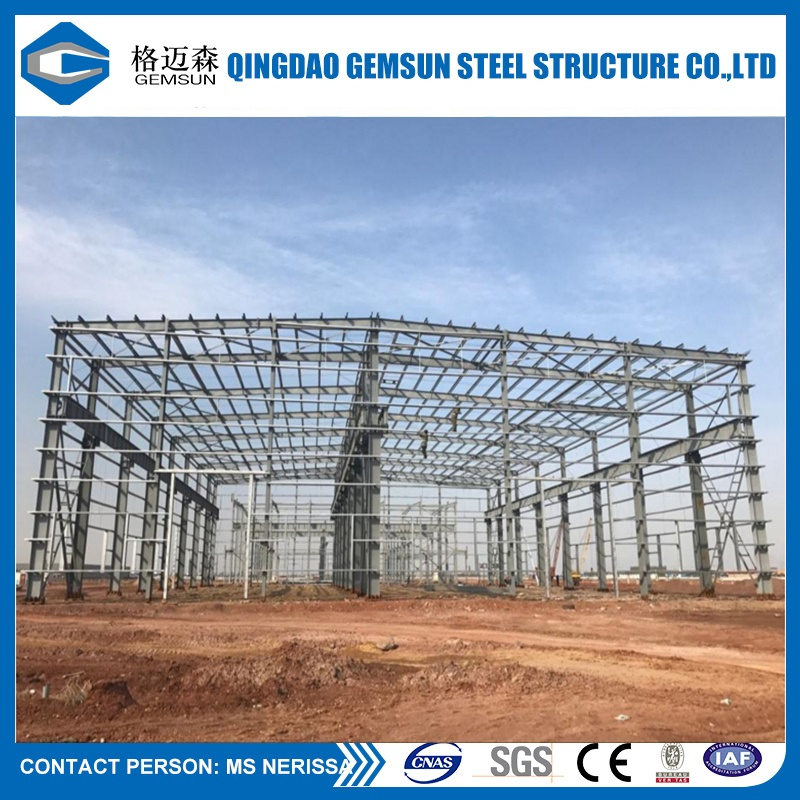 H-Section Column/Beam Light Steel Building/Workshop/Office/Warehouse