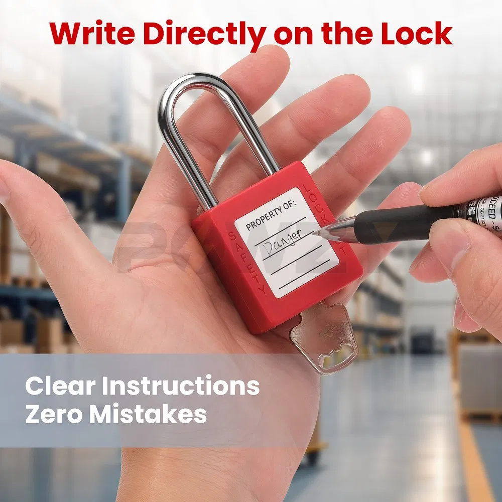 Industrial Heavy Duty Waterproof Lockout Tagout Safety Padlock