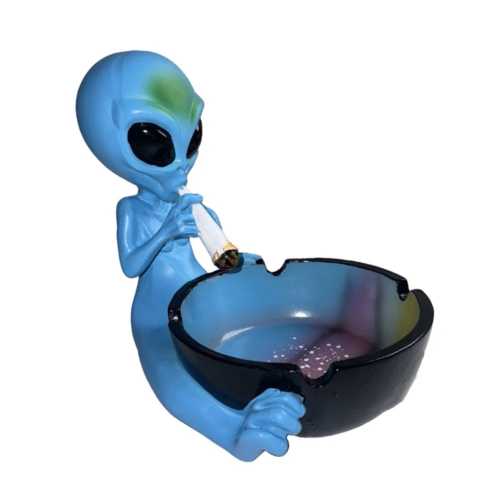 Alien Ashtray - 170g Weight 80X80X110 Size Ideal for Home Decor