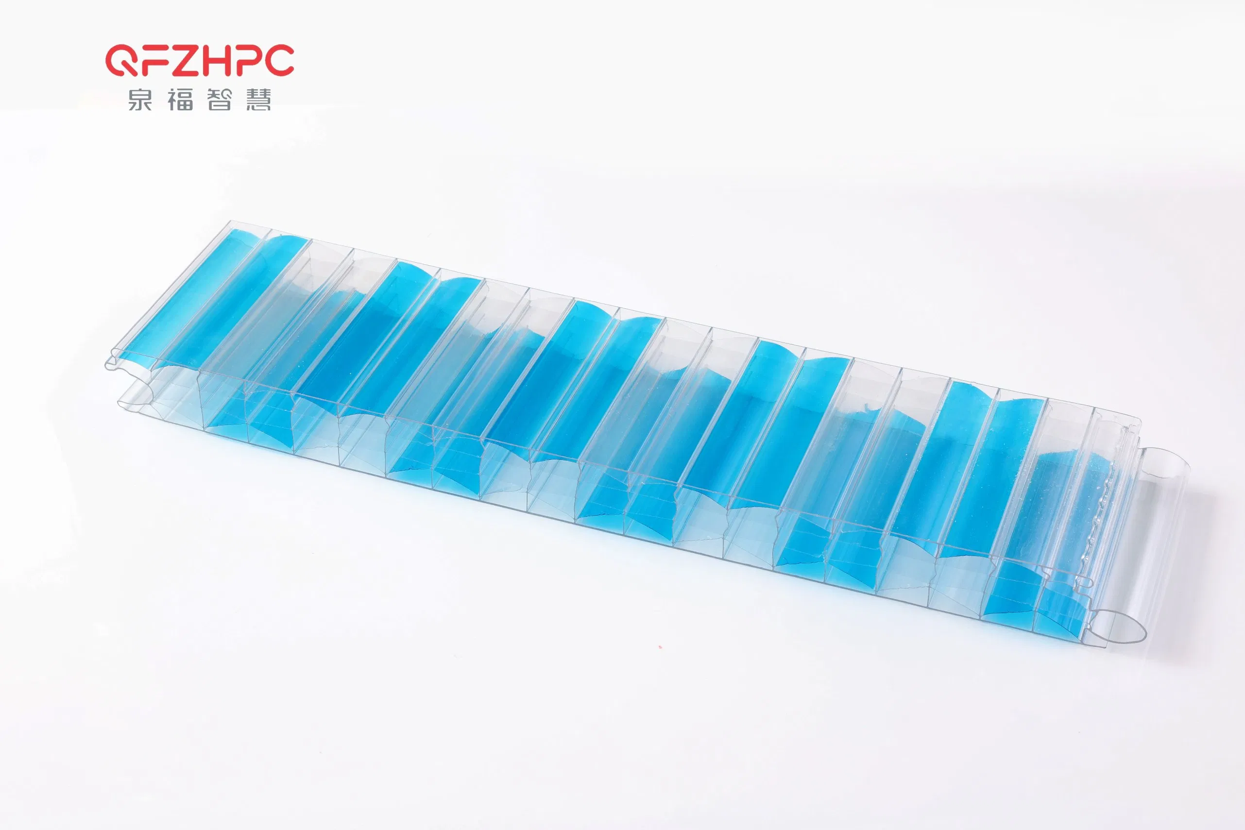 Quanfu Special Color X-Structure Plug-in Polycarbonate Sheet for Curtain Wall Decoration