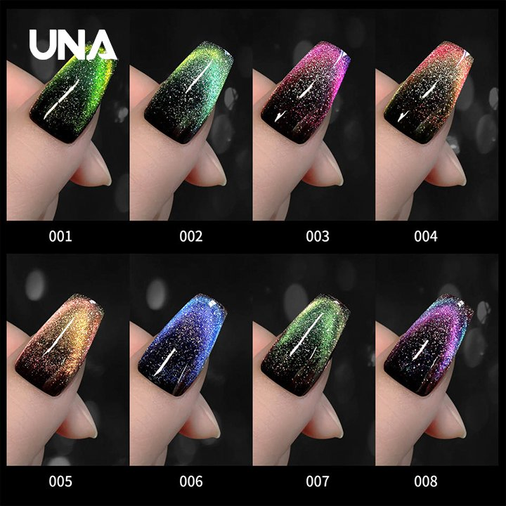 Nail Enhancement Colorful Shiny Reflective Broken Diamond Laser Crystal Cat Eye Gel