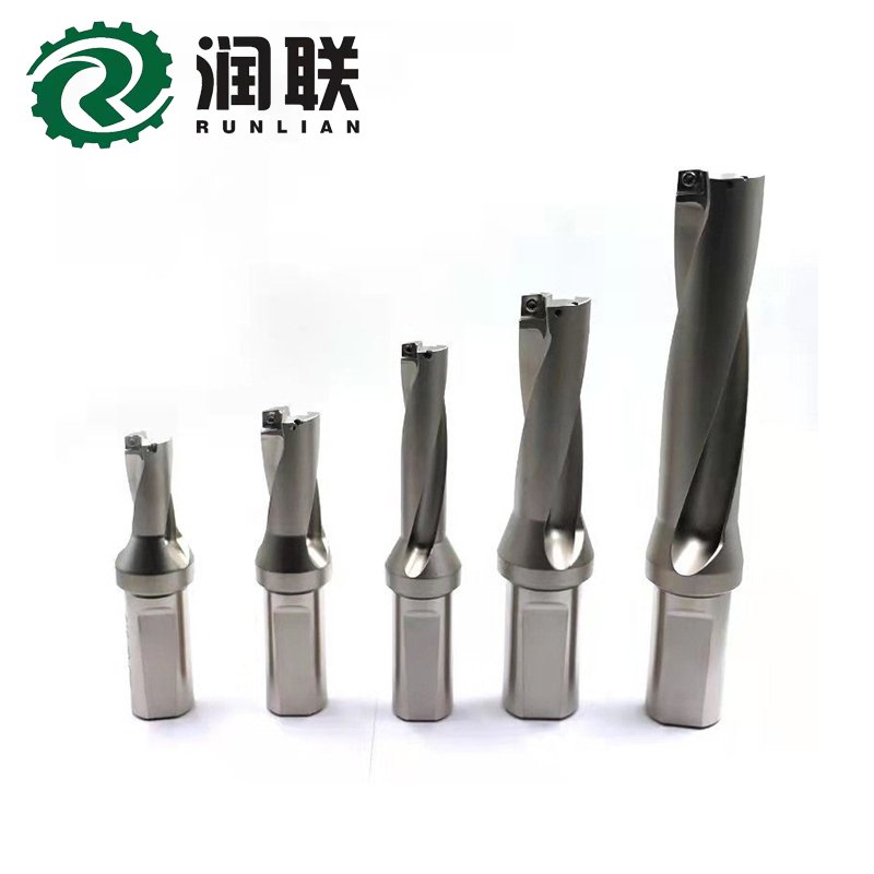 HSS Coating Stainless Steel Milling Threading Blade Cutting Tools CNC High Speed U Drilling Bit Boring Turning Rotatable External Metal Cemented Insert Carbide