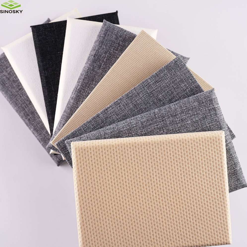 Acoustic Easy Installation Construction Material Acoustic Fabric Wrapped Wall Panel