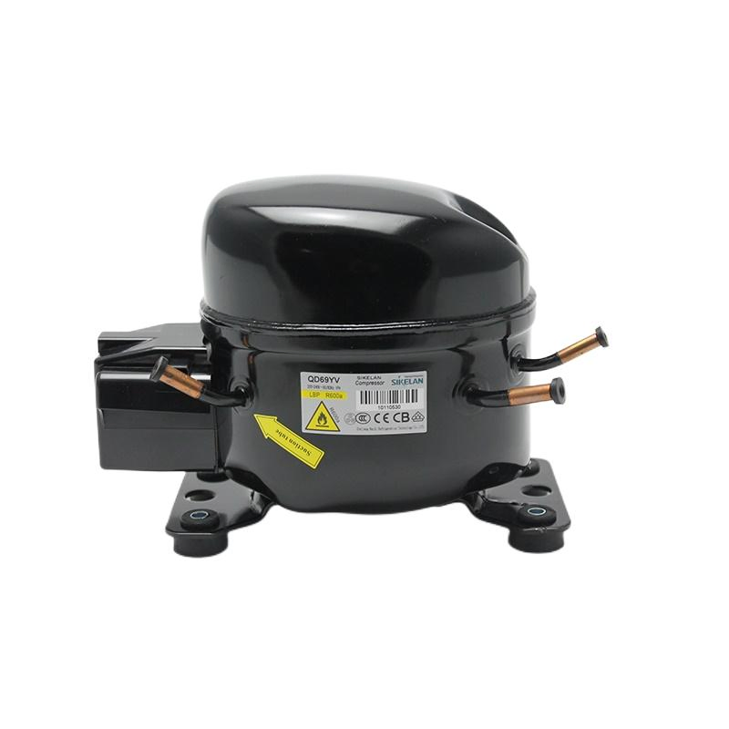 Ml-Qd69yv Sikelan 1/7+ HP Refrigeration Compressor R600A 220V Lbp Mini Refrigerator Compressor Cooler Compressor
