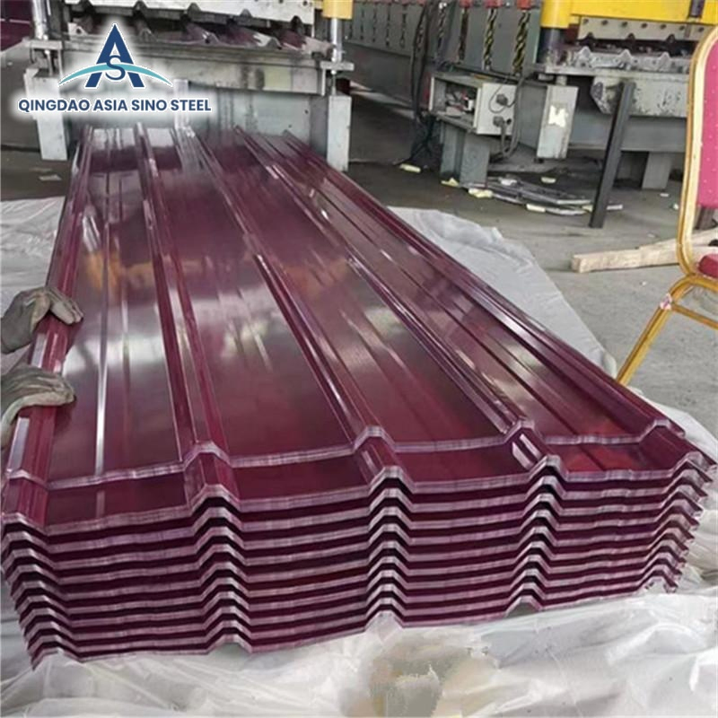 Factory Supply PPGI Color Coated Galvanized Corrugated Steel Roofing Roof Sheet