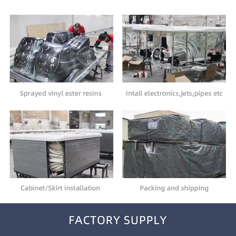 Hydrorelax White Freestanding Massage Acrylic Hot Tub Walk in Bathtub Rectangle Walk in Bath for Disabled People