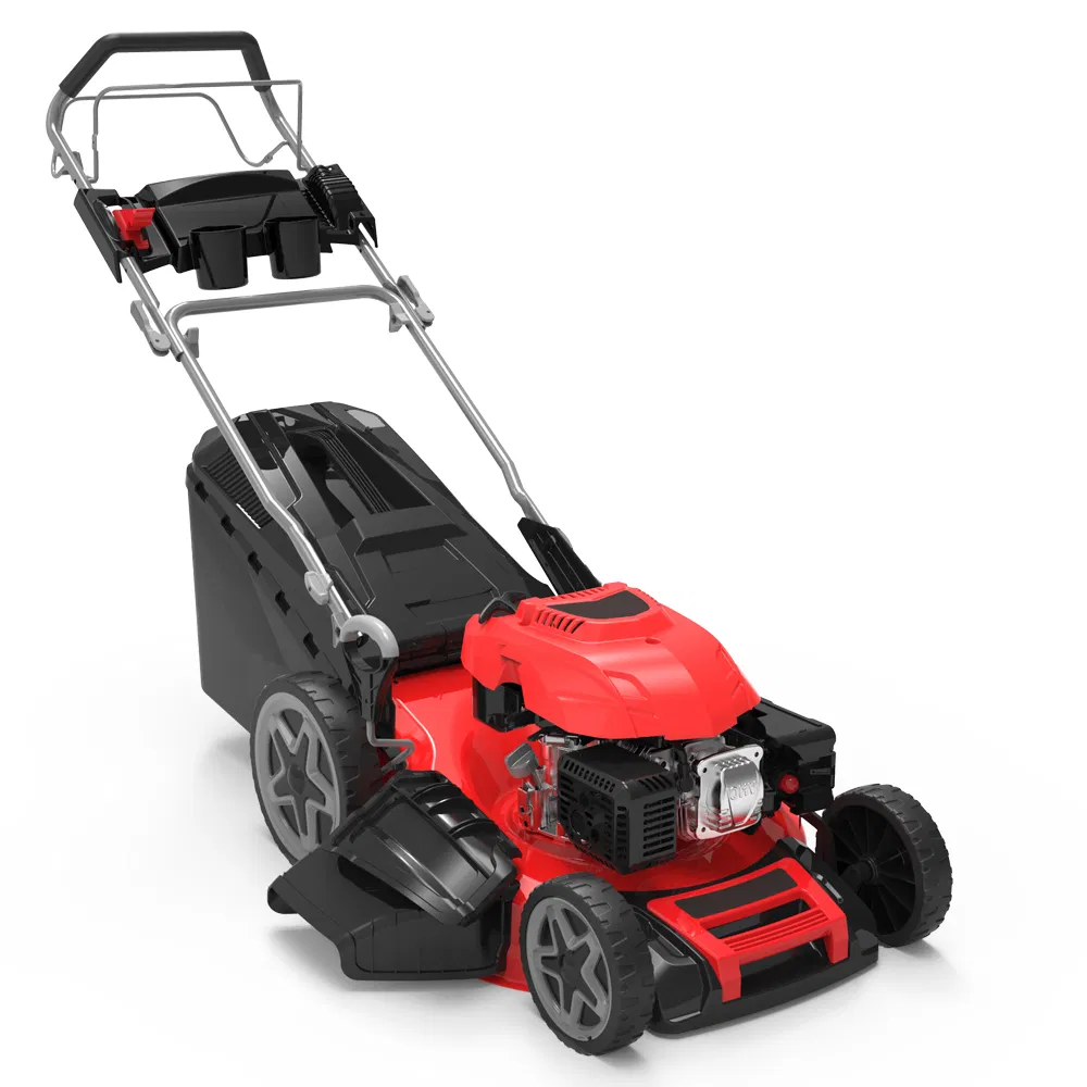 173cc Farm 20 Inch Petrol Gasoline Self-Propelled Rear Push Grass Cutting Lawnmower