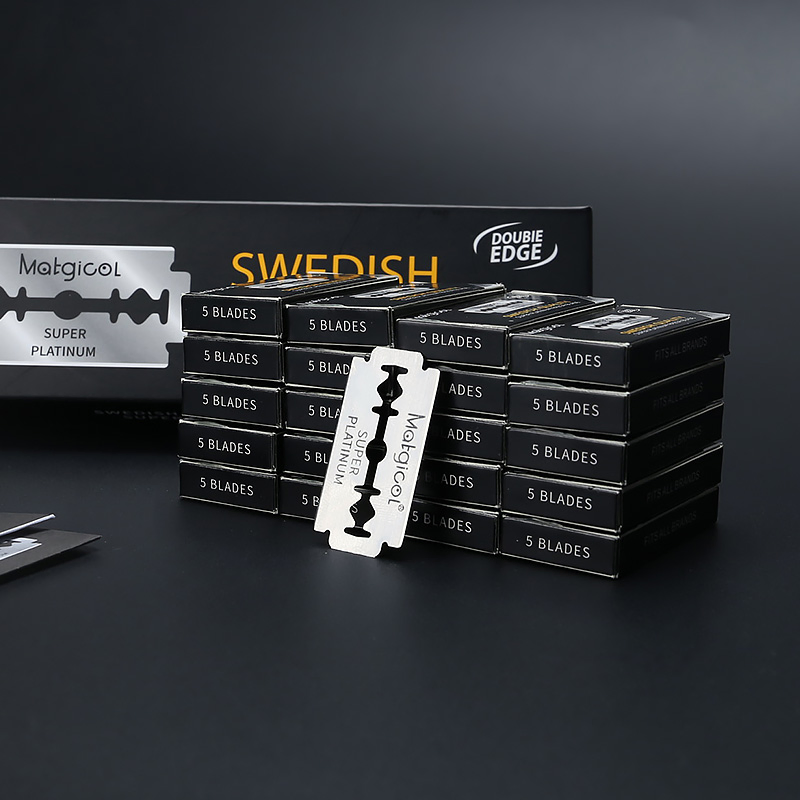 High Quality Safety 5PCS/Pack Swedish Stainless Steel Double Edges Shaving Razor Blade